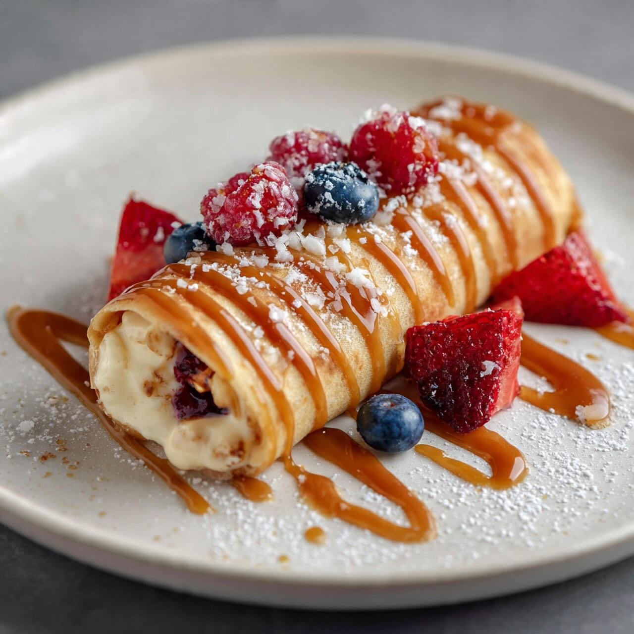 Crepe Loft crepe with berries