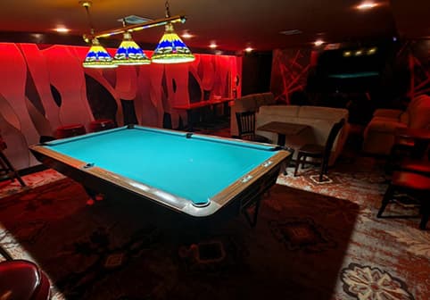 Pool tables at Fantasia Billiards
