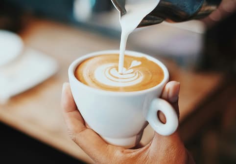 Pour-over coffee at Republik Coffee
